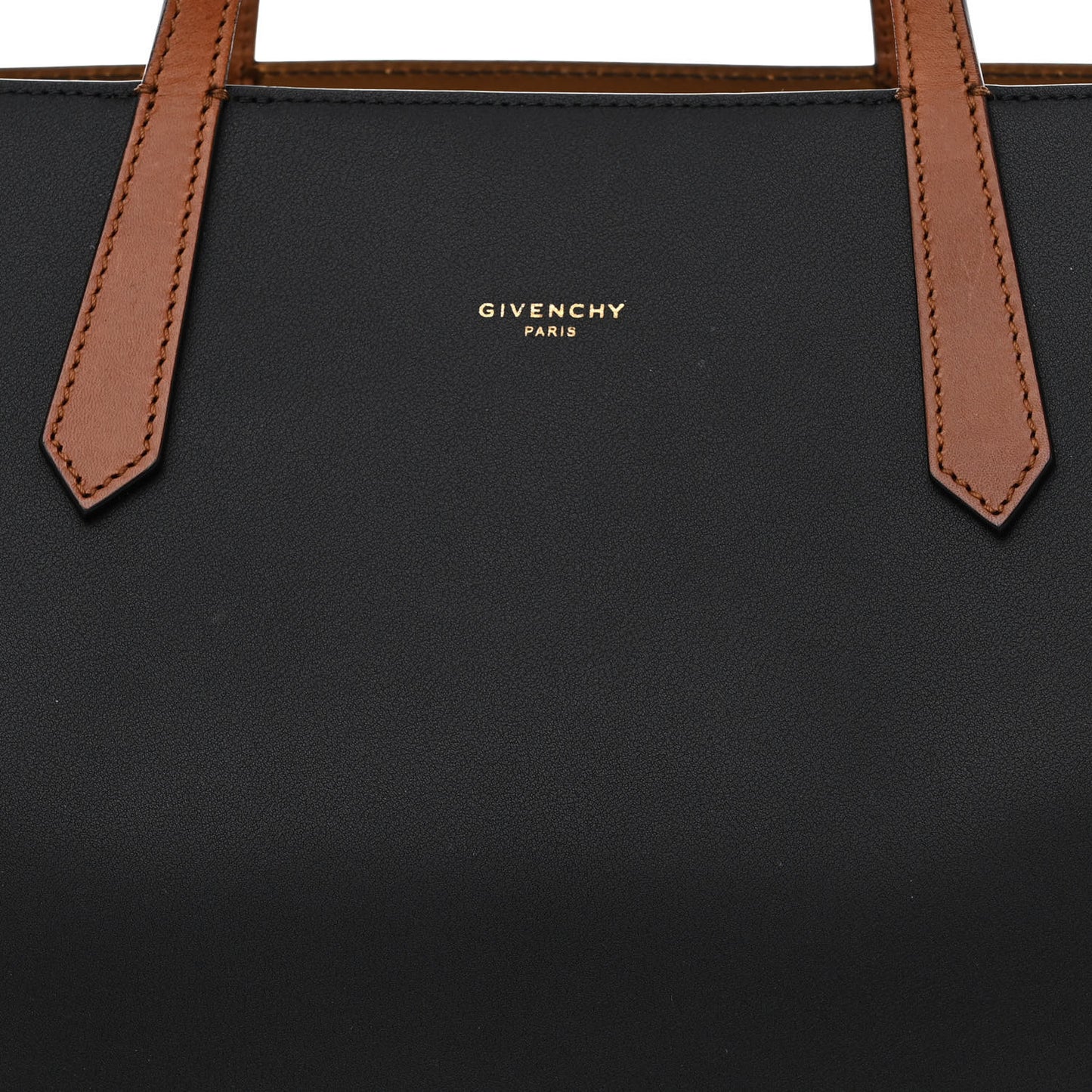 Calfskin Medium GV Shopper Tote Black