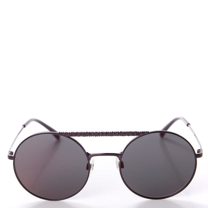Chanel Metal Winter Round Sunglasses 4232 Bordeaux 4 of 9