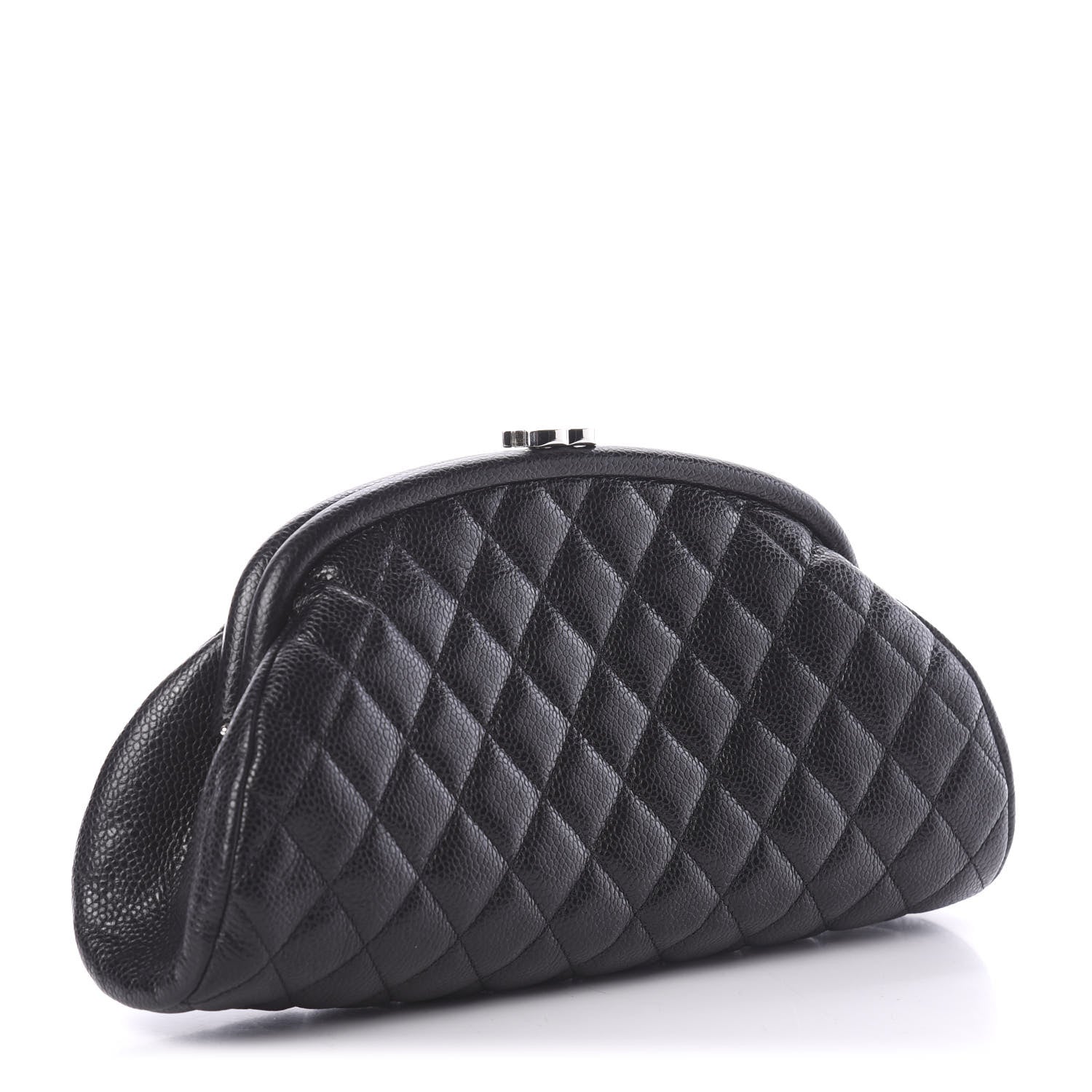 Chanel Caviar Quilted Timeless Clutch Black 2 of 6