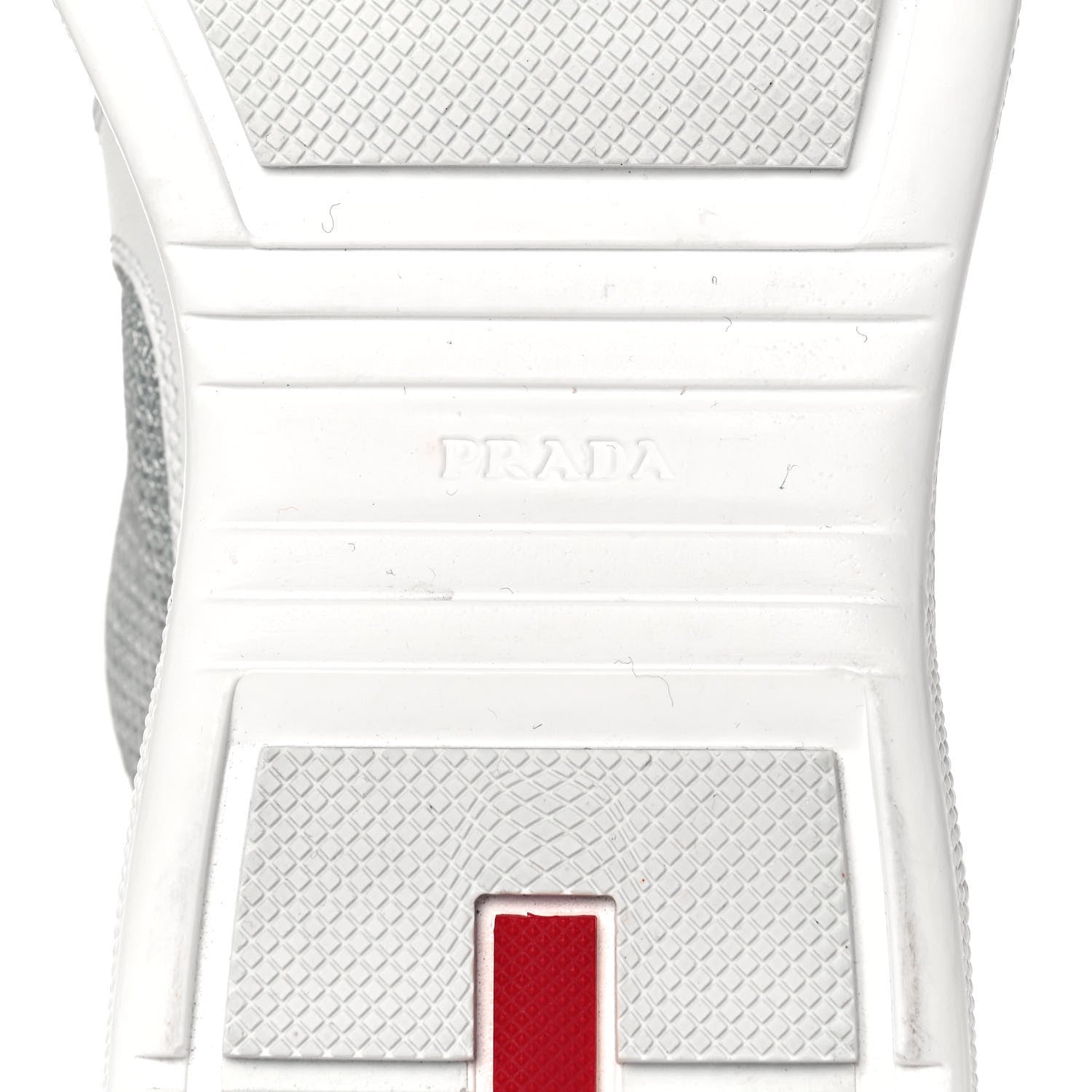 Prada Mesh Neoprene America’s Cup Sneakers 40 White 6 of 7