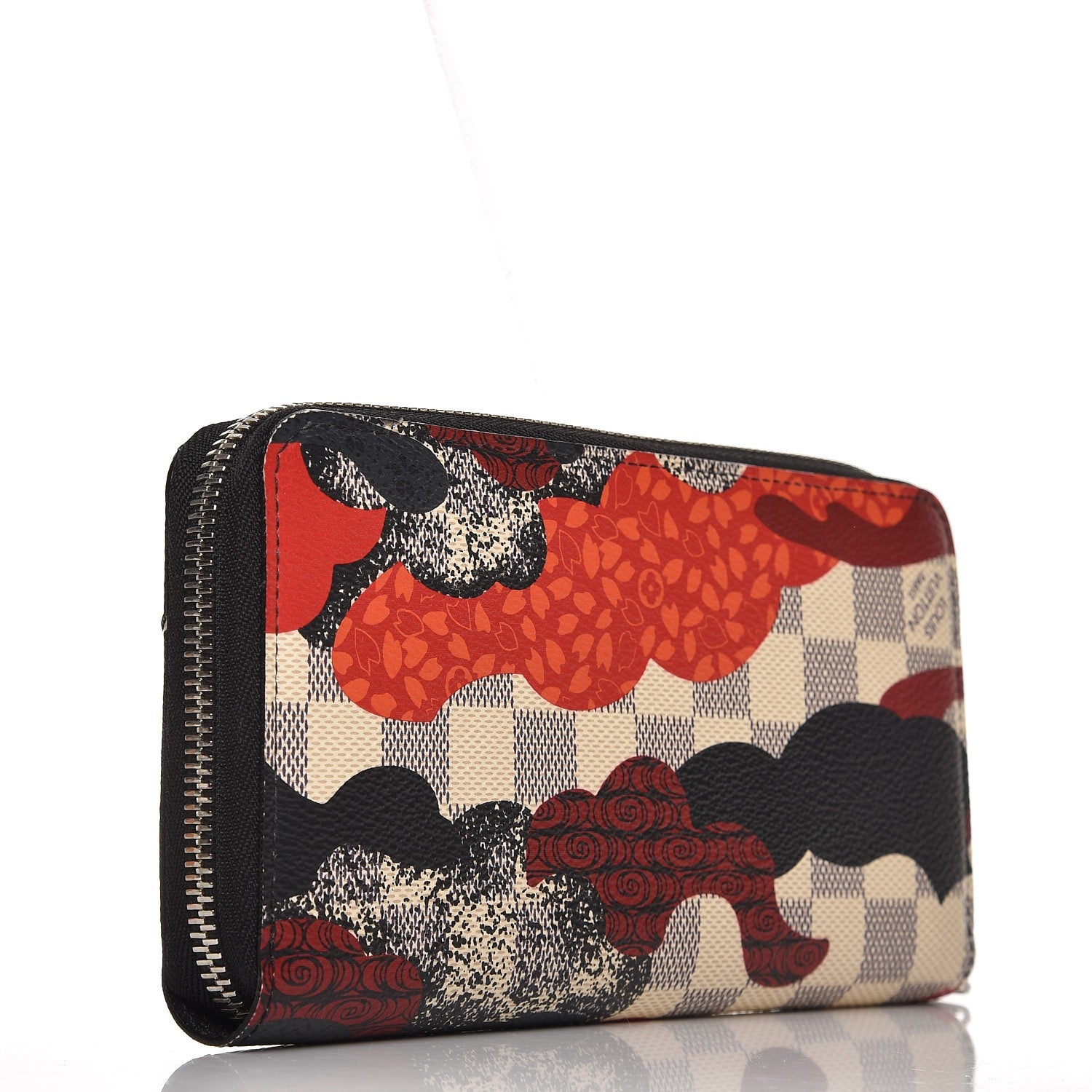 Louis Vuitton Damier Azur Patchwork Waves Zippy Wallet 3 of 7