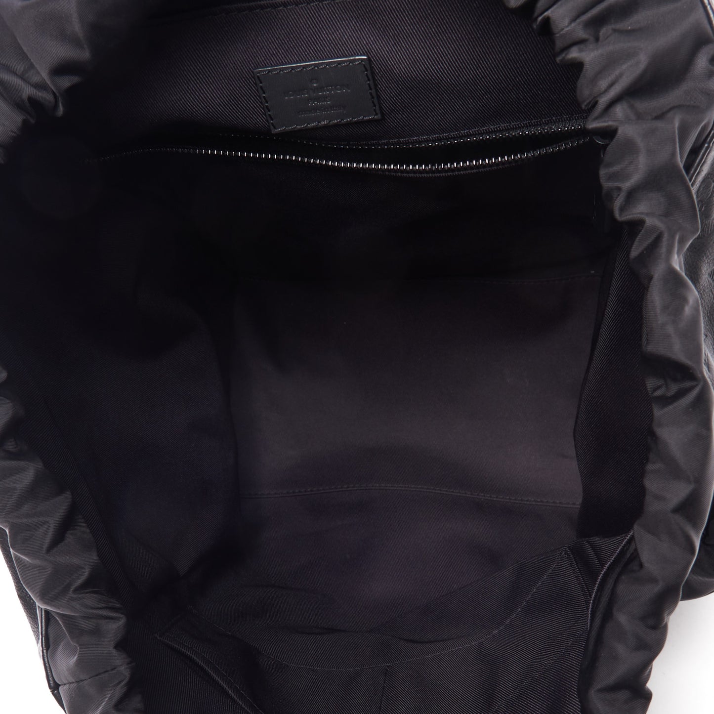 Calfskin Monogram Shadow Discovery Backpack Black