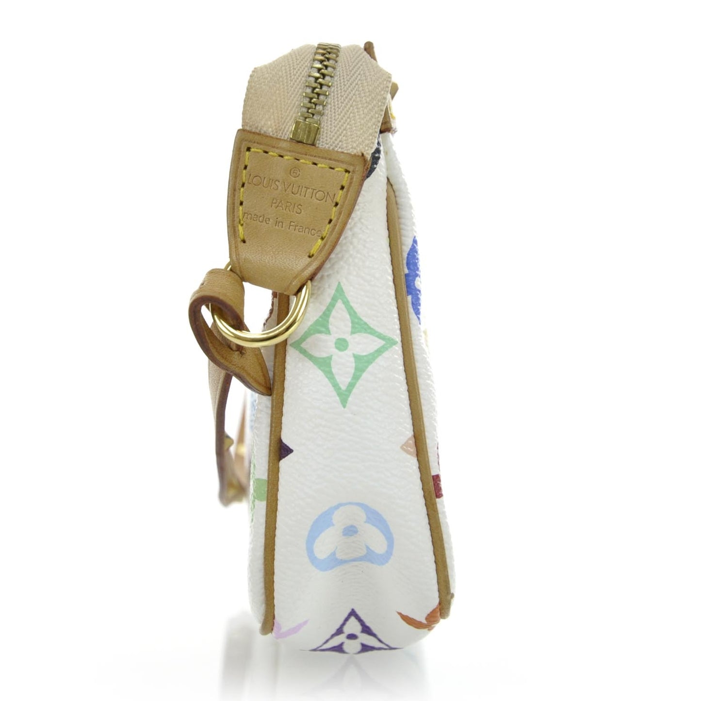 Monogram Multicolor Pochette Accessories White
