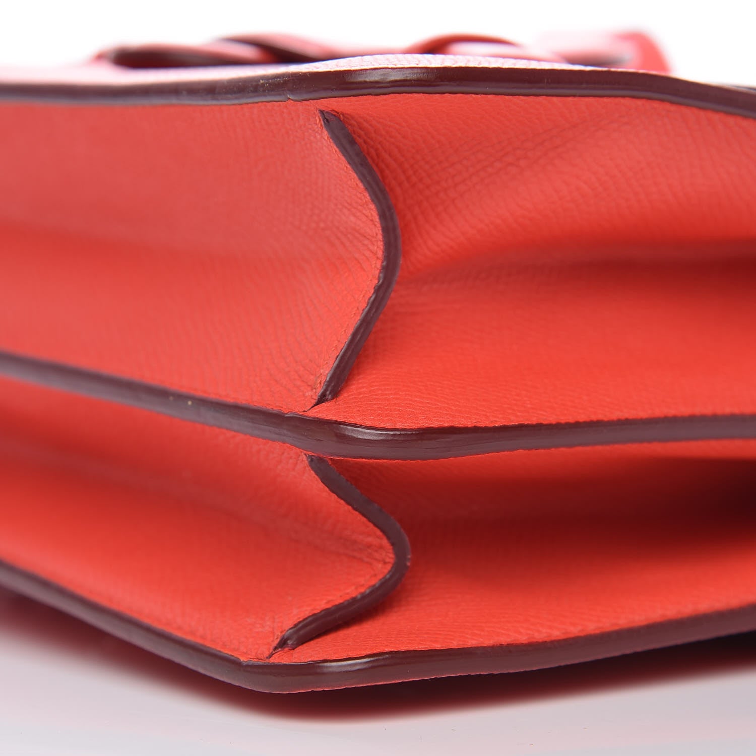 Celine Baby Grained Calfskin Medium Symmetrical Bag Vermillion 13 of 13