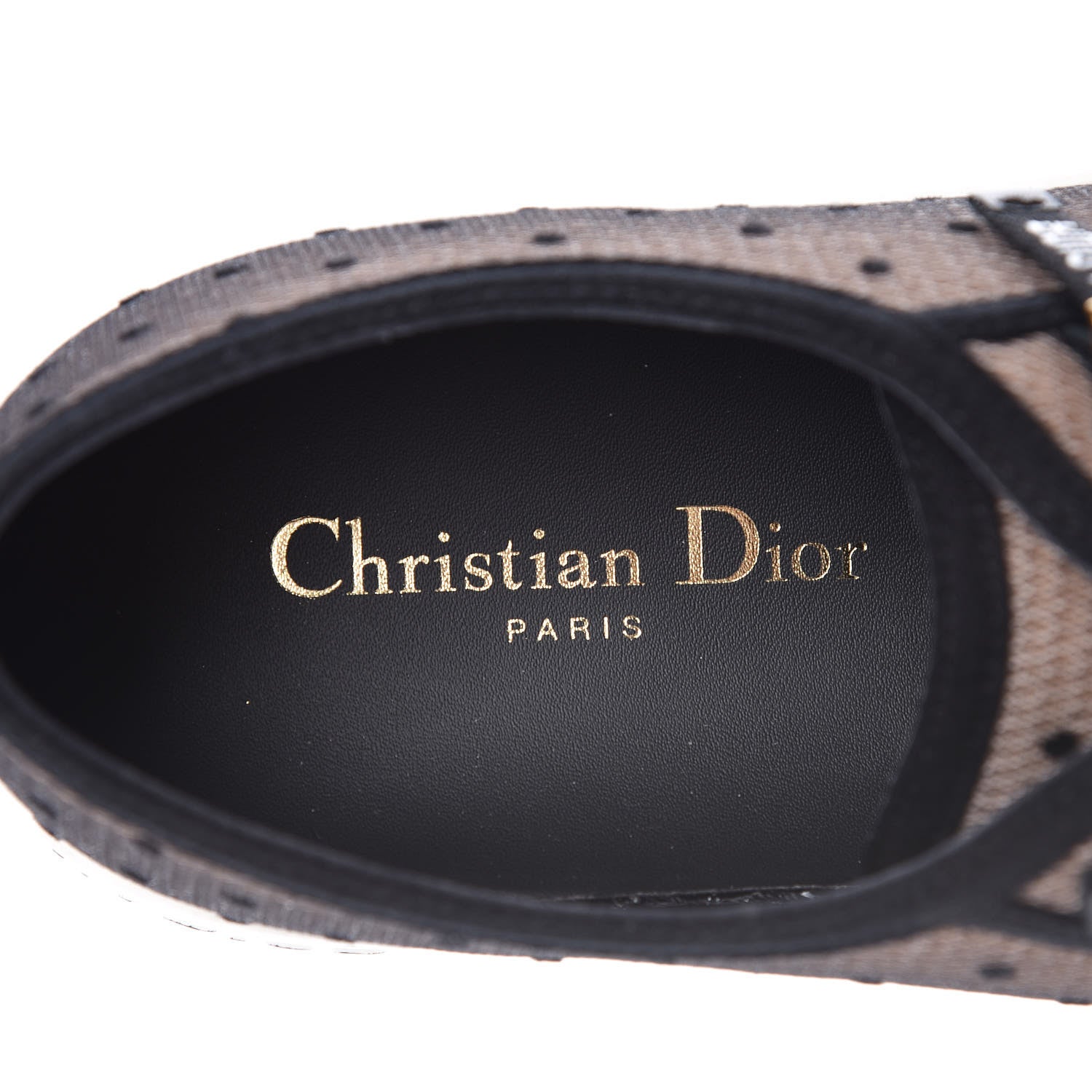 Christian Dior Mesh Plumetis Walk'n Dior Low Top Sneakers 40 Nude 8 of 9
