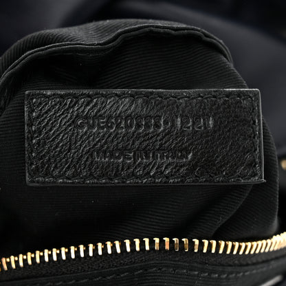 Saint Laurent Canvas Quilted Toy Loulou Puffer Monogram Chain Satchel Deep Marine 7 of 10