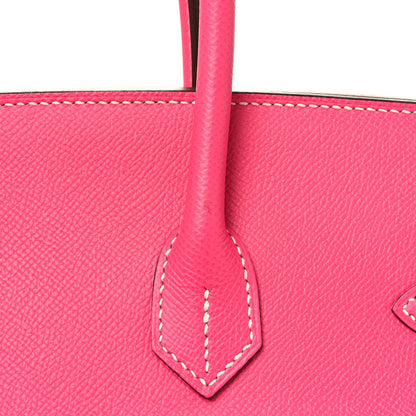 Hermes Epsom Birkin 35 Rose Tyrien 13 of 13