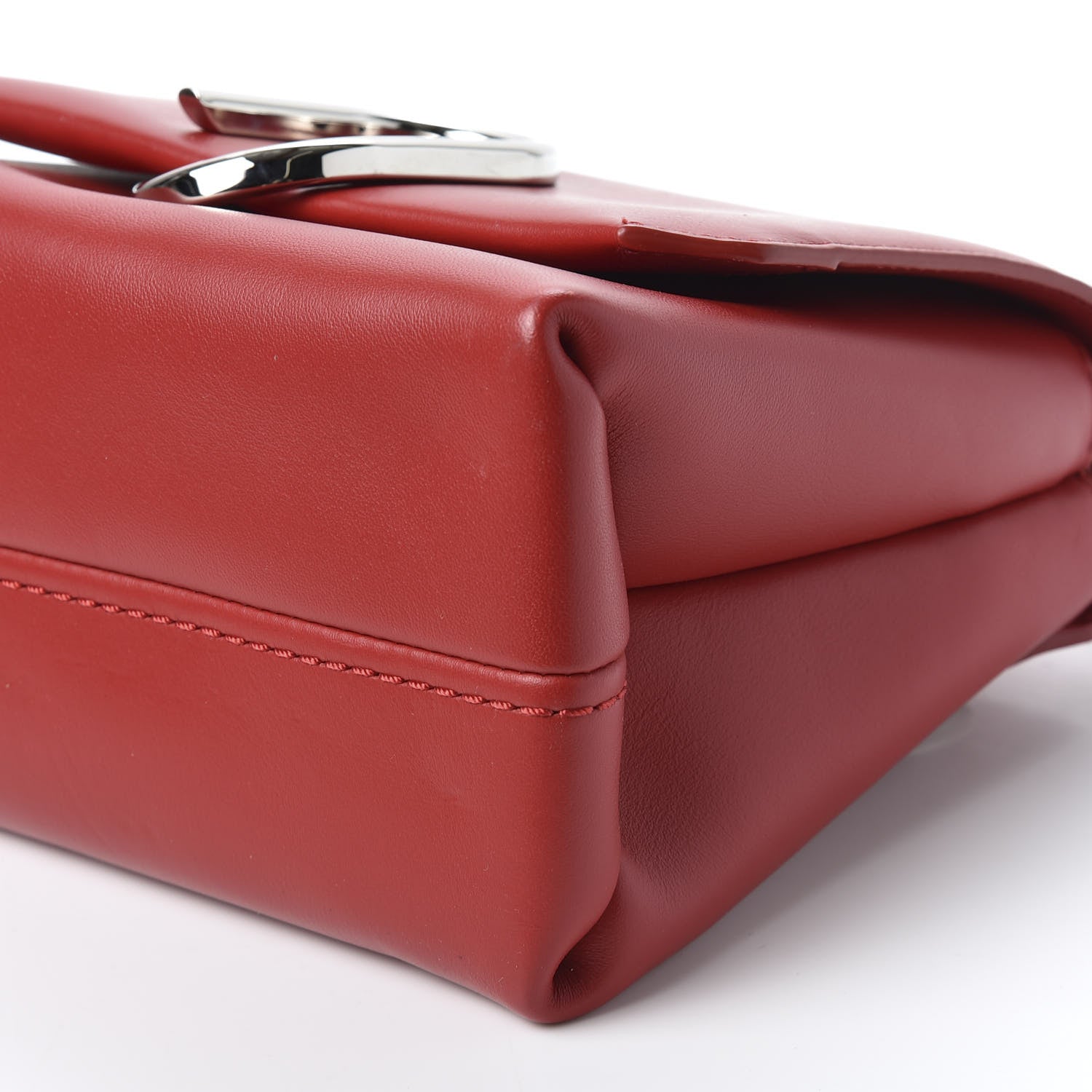3.1 Phillip Lim 3.1 Smooth Calfskin Mini Alix Top Handle Satchel Red 6 of 8