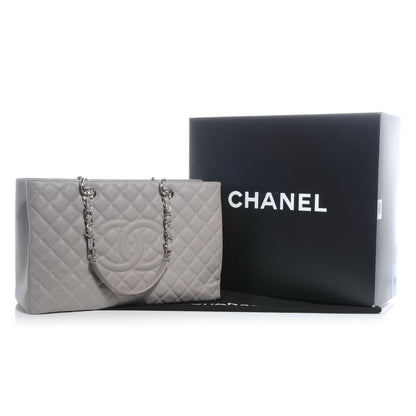 Chanel Caviar XL Grand Shopping Tote GST Grey 5 of 8
