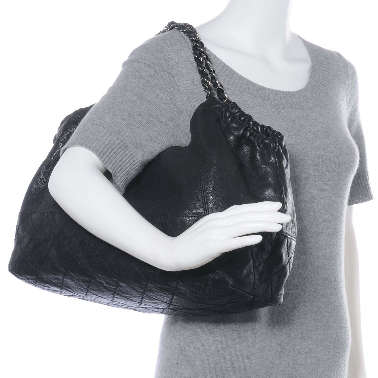 Chanel Calfskin Baby Coco Cabas Black 2 of 7