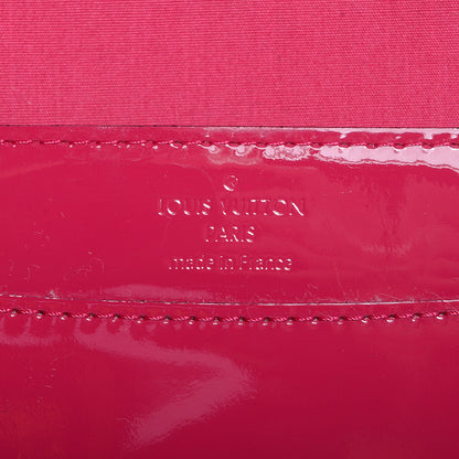 Louis Vuitton Patent Louise Clutch Rose Indien 7 of 8