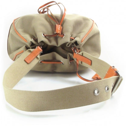 Prada Canvas Leather Drawstring Tote 7 of 12