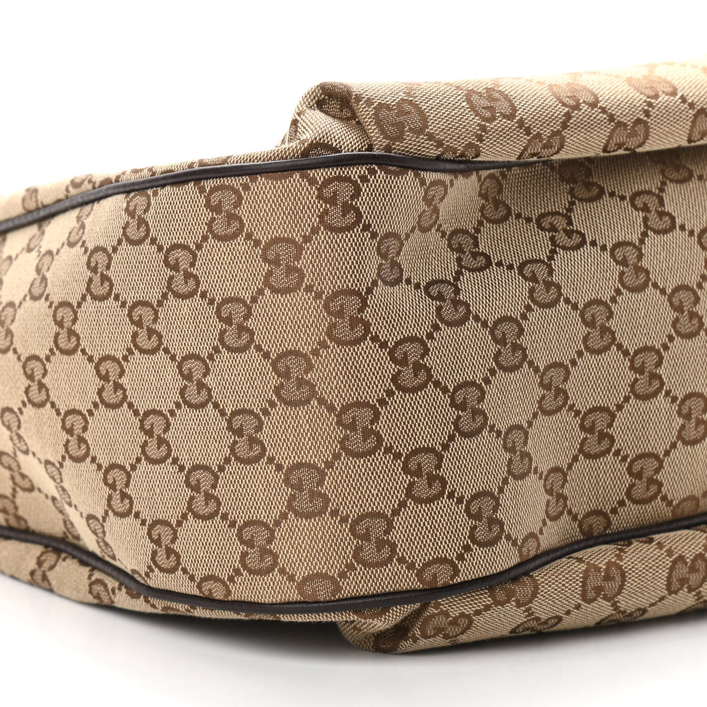 Monogram Web Medium Dressage Hobo Dark Brown