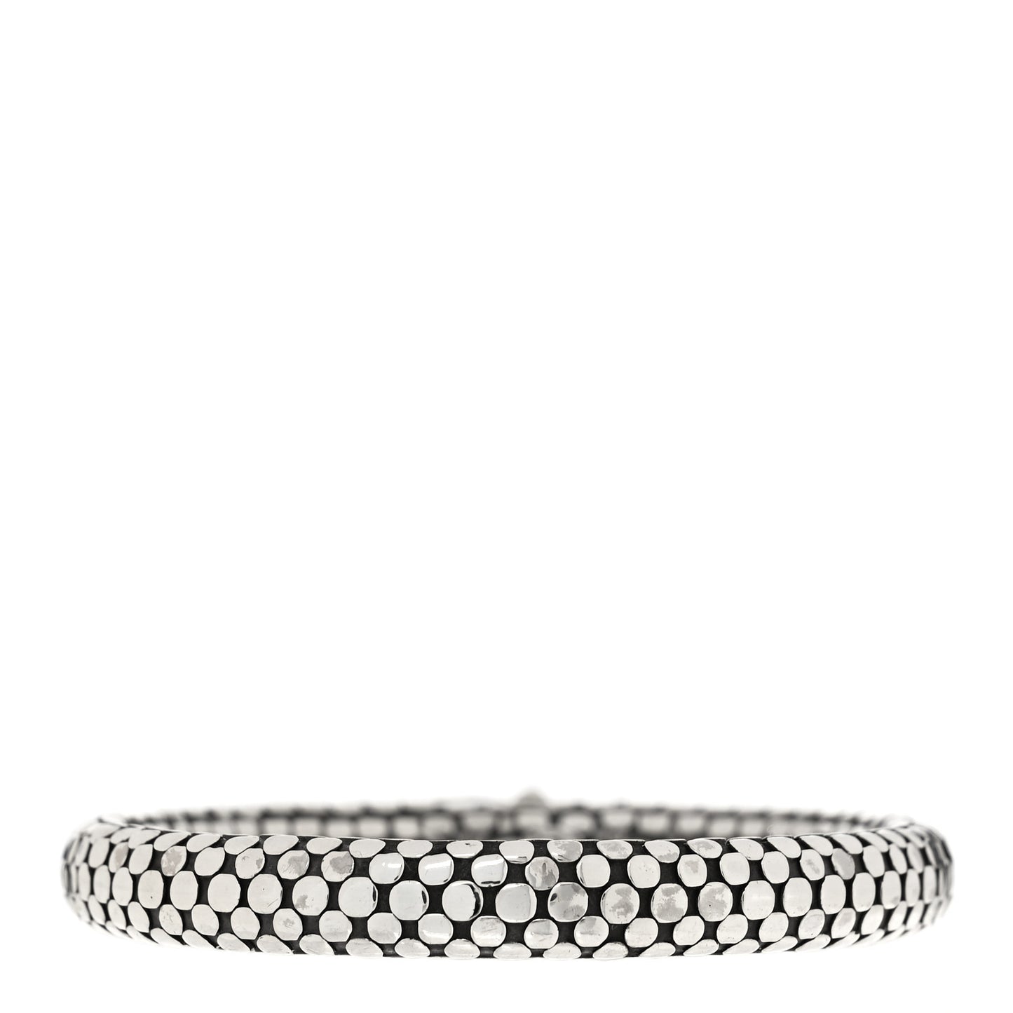 Sterling Silver 8mm Dot Bangle Bracelet