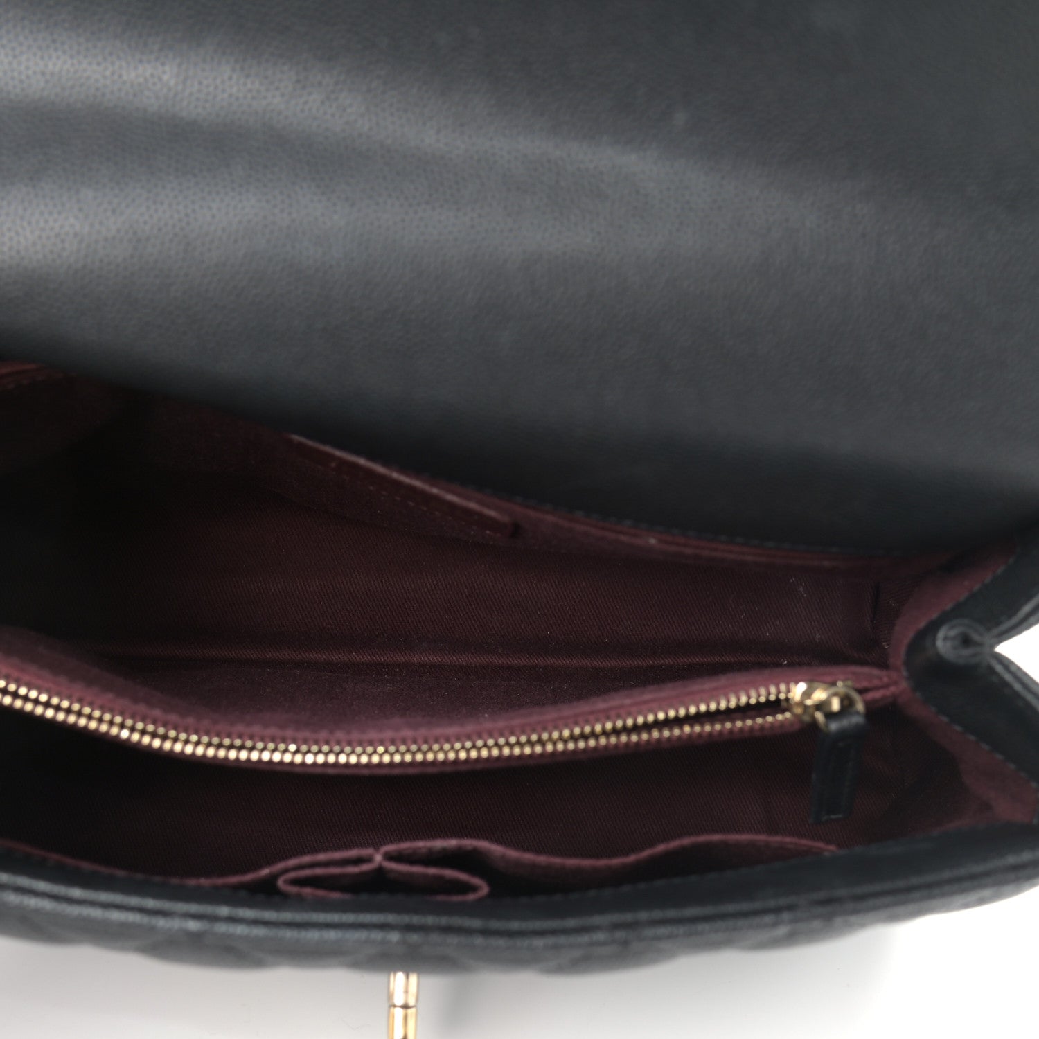Chanel Caviar Quilted Small Coco Handle Flap Black 5 of 14