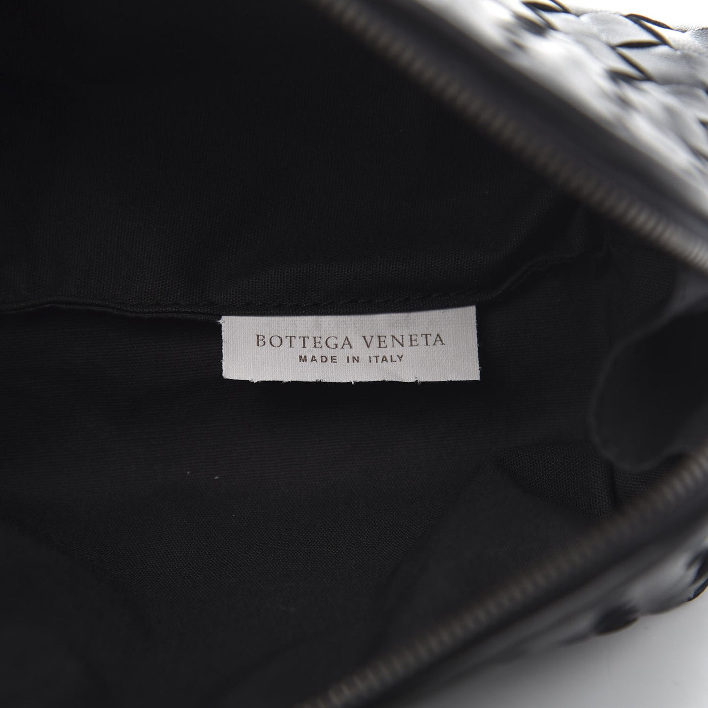 Nappa Intrecciato Cosmetic Case Black