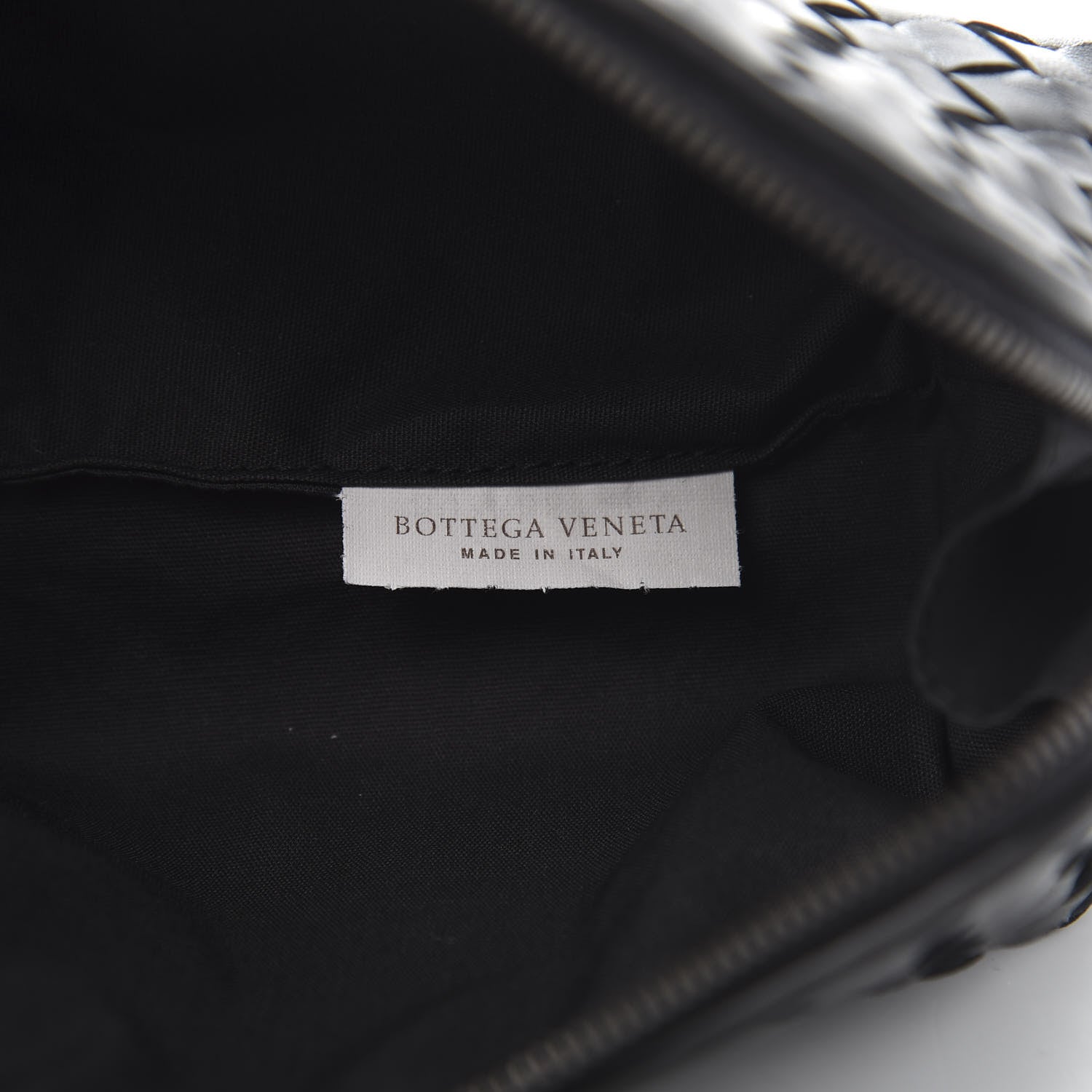 Bottega Veneta Nappa Intrecciato Cosmetic Case Black 6 of 10