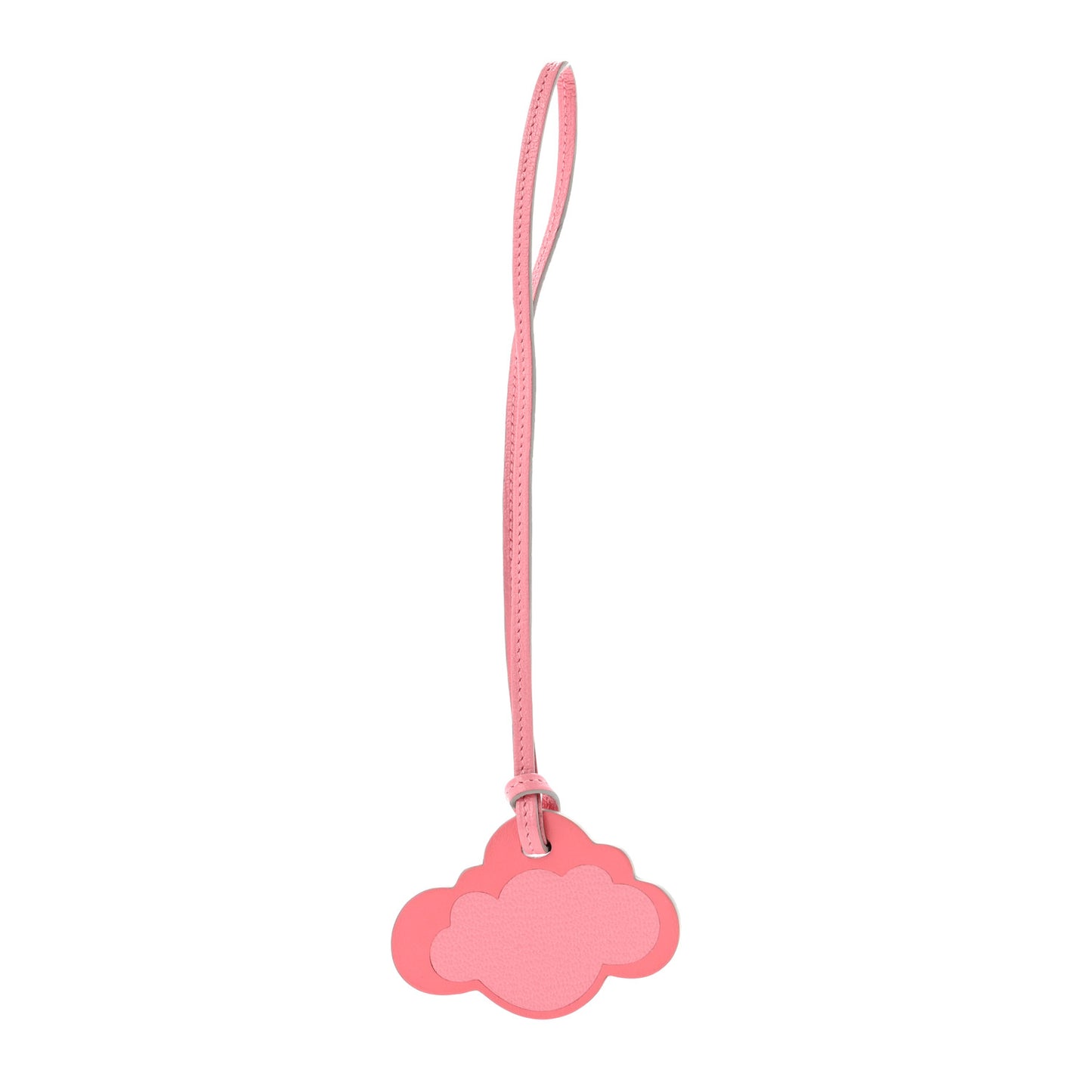 Chevre Mysore Swift Cloud Bag Charm Mauve Sylvestre Rose Ete