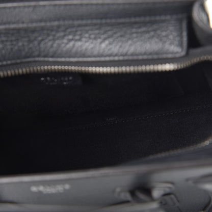 Celine Drummed Calfskin Nano Luggage Black 11 of 17