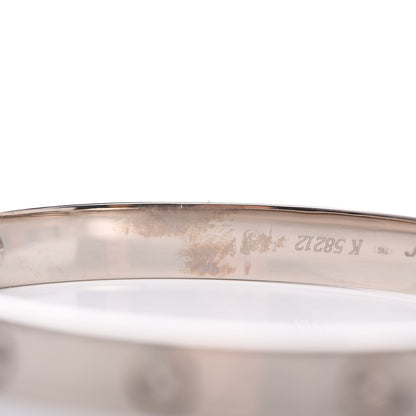 Cartier 18K White Gold LOVE Bracelet 17 8 of 10