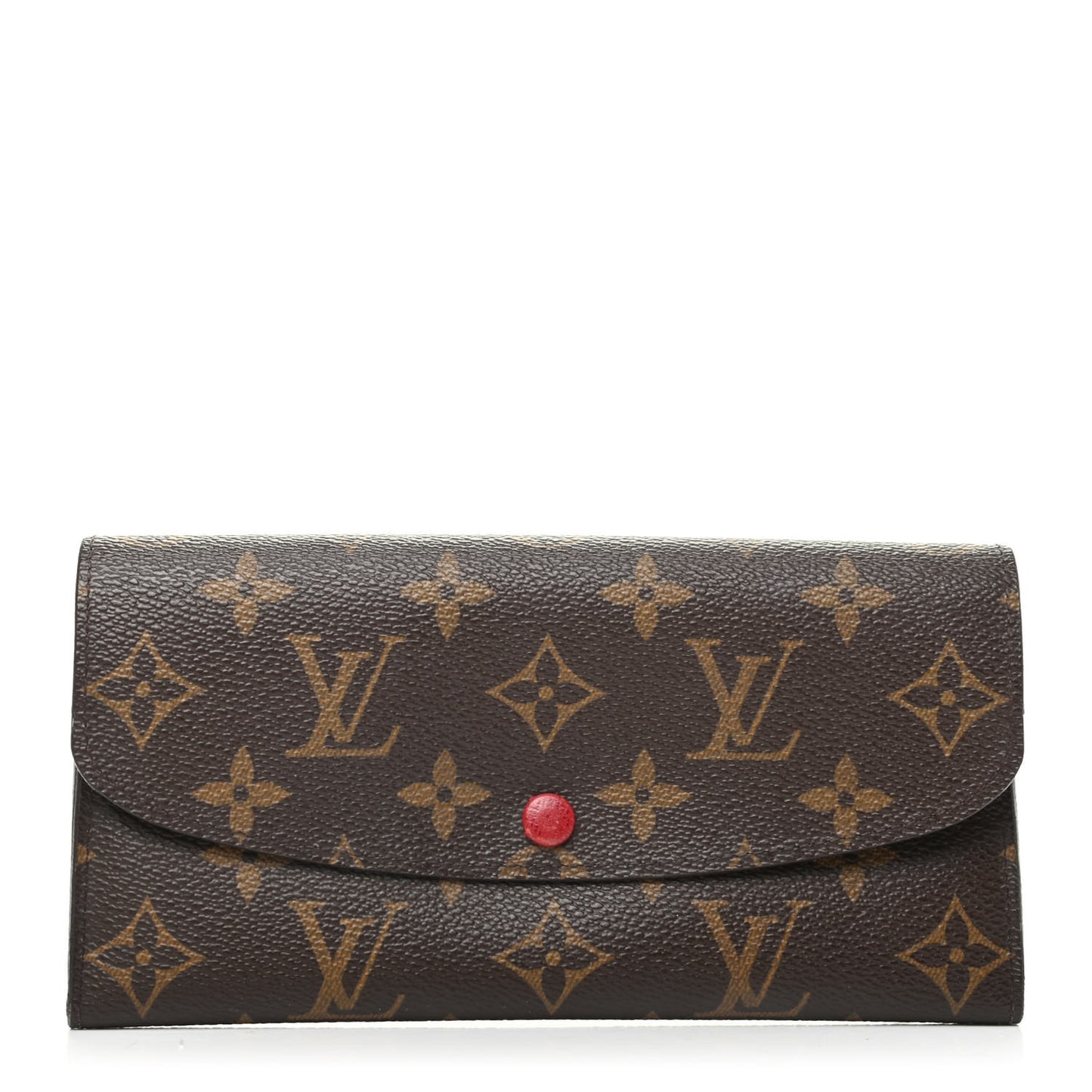 Monogram Emilie Wallet Red