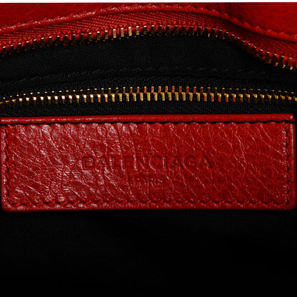 Balenciaga Agneau Giant 12 Gold Hardware City Rouge Lipstick 6 of 6