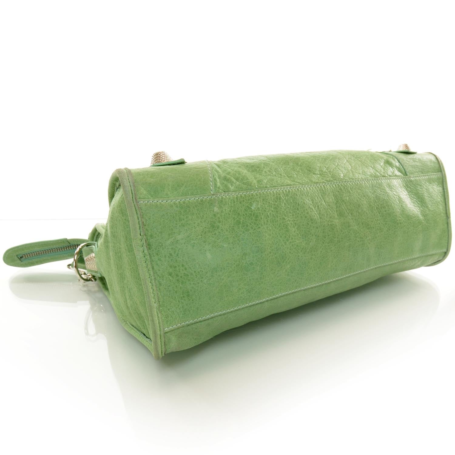 Balenciaga Agneau Giant 21 Gold Hardware CIty Vert D'eau 4 of 10