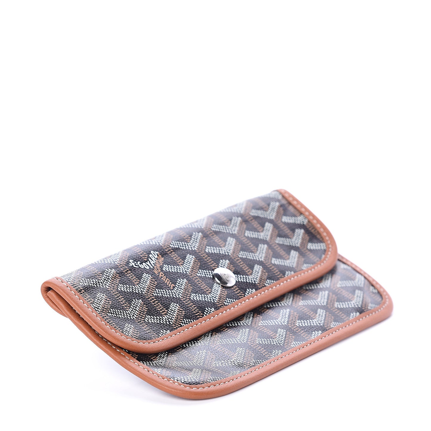 Goyardine Pouch Black Gold