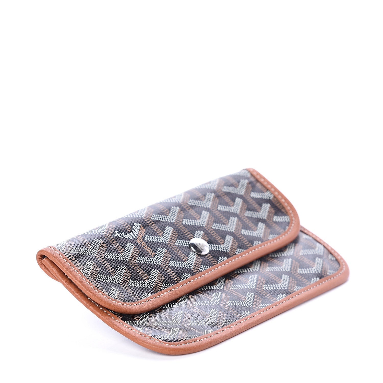 Goyard Goyardine Pouch Black Gold 3 of 5