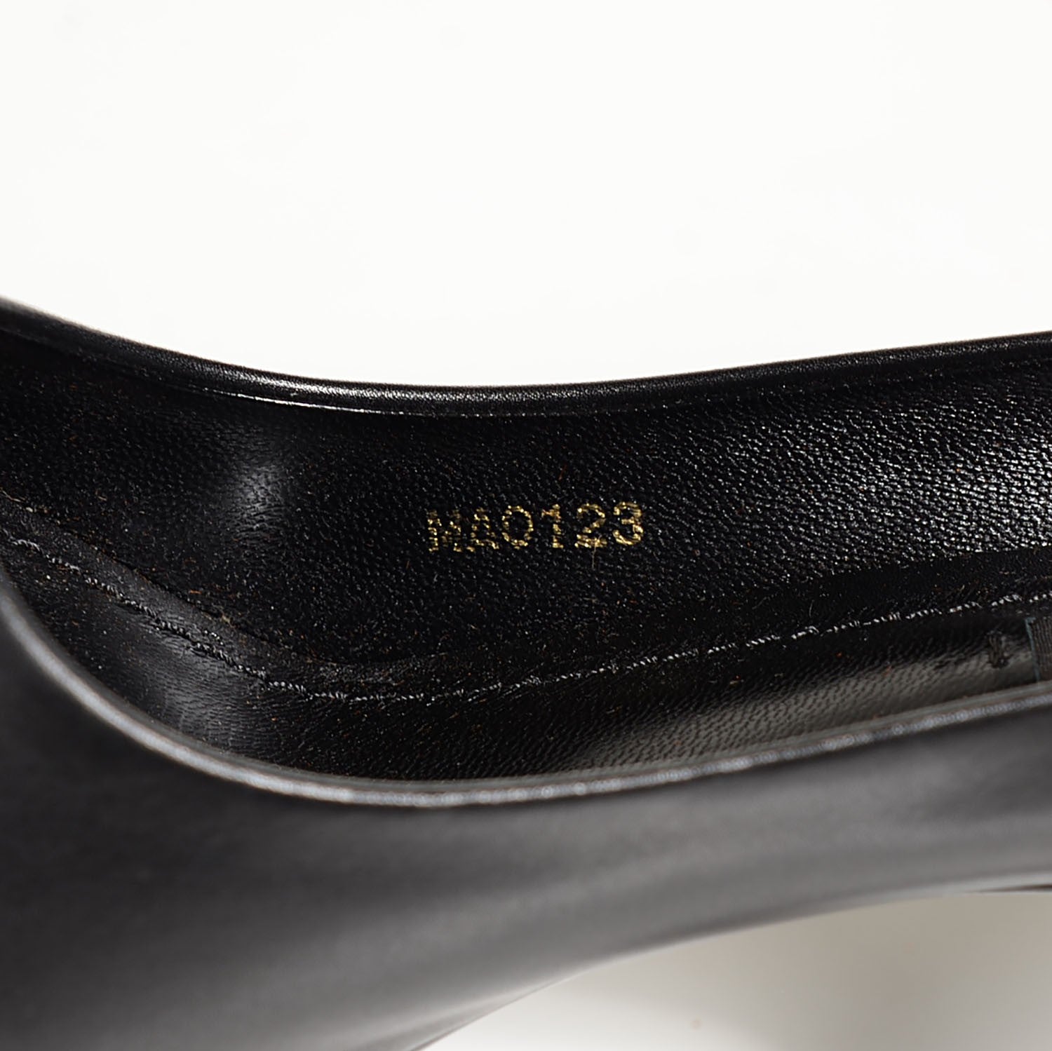 Louis Vuitton Smooth Calfskin Oh Really Peep Toe Pumps 35.5 Black 7 of 7