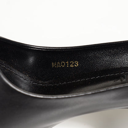 Louis Vuitton Smooth Calfskin Oh Really Peep Toe Pumps 35.5 Black 7 of 7
