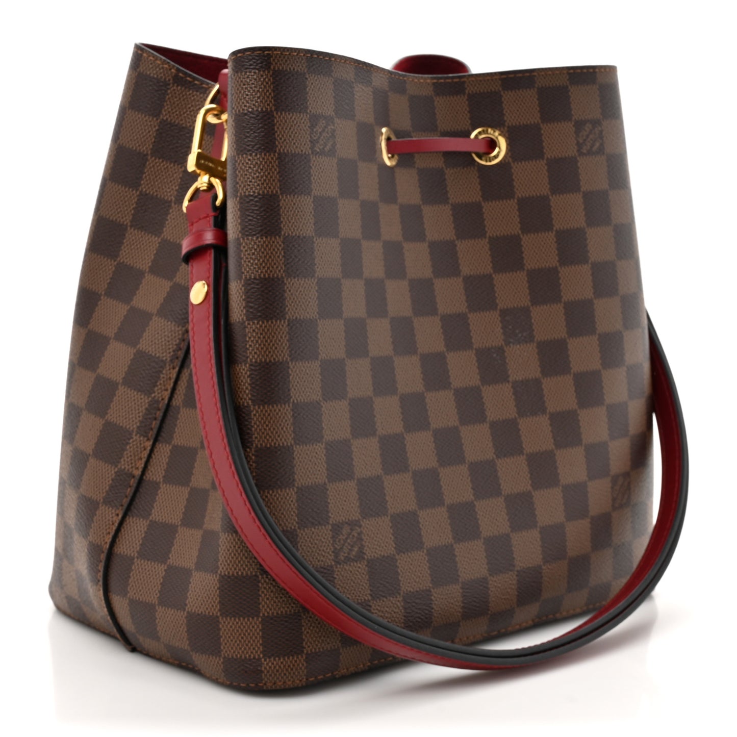 Damier Ebene Neonoe MM Cherry Berry