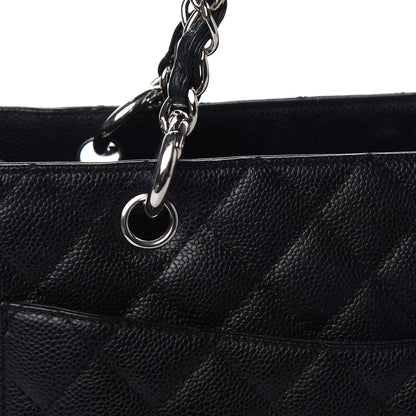 Chanel Caviar Quilted Grand Shopping Tote GST Black 15 of 16