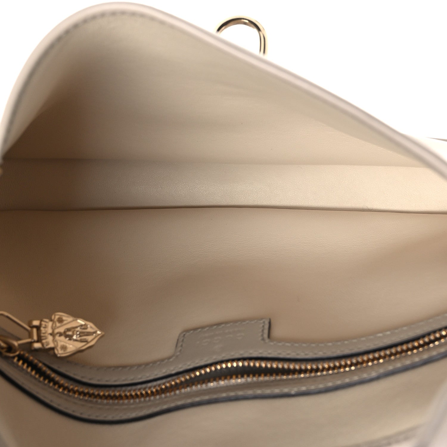 Gucci Ancora Calfskin Web Small Jackie Shoulder Bag Light Grey 5 of 11