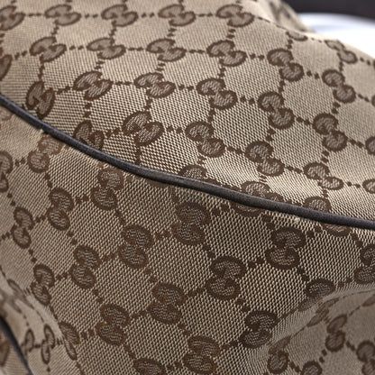 Gucci Monogram Medium Sukey Hobo Dark Brown 11 of 13