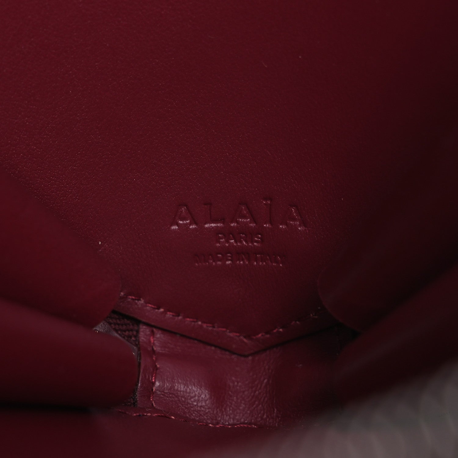 Alaia Patent Calfskin Le Coeur Bag Rouge Grenat 6 of 9