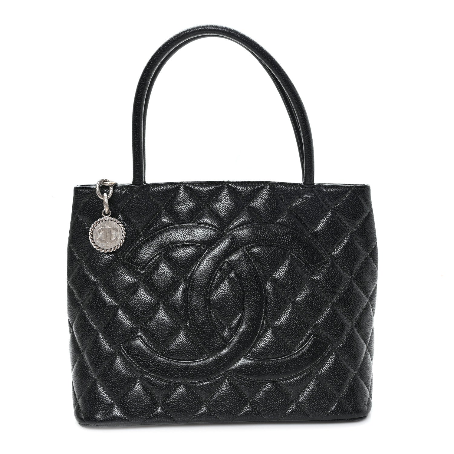 Chanel Caviar Quilted Medallion Tote Black 1 of 12