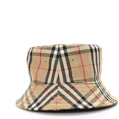 Burberry Technical Cotton Vintage Check Bucket Hat M Archive Beige 3 of 8