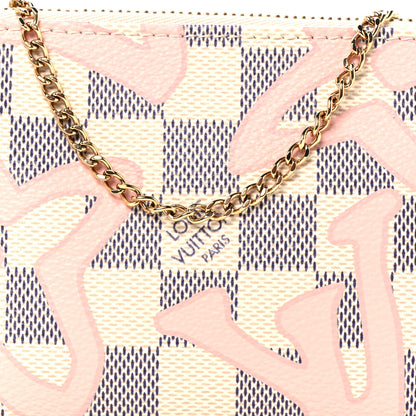 Louis Vuitton Damier Azur Tahitienne Mini Pochette Accessories 8 of 10