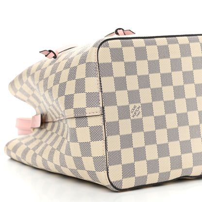 Louis Vuitton Damier Azur Neonoe MM Eau De Rose 8 of 10