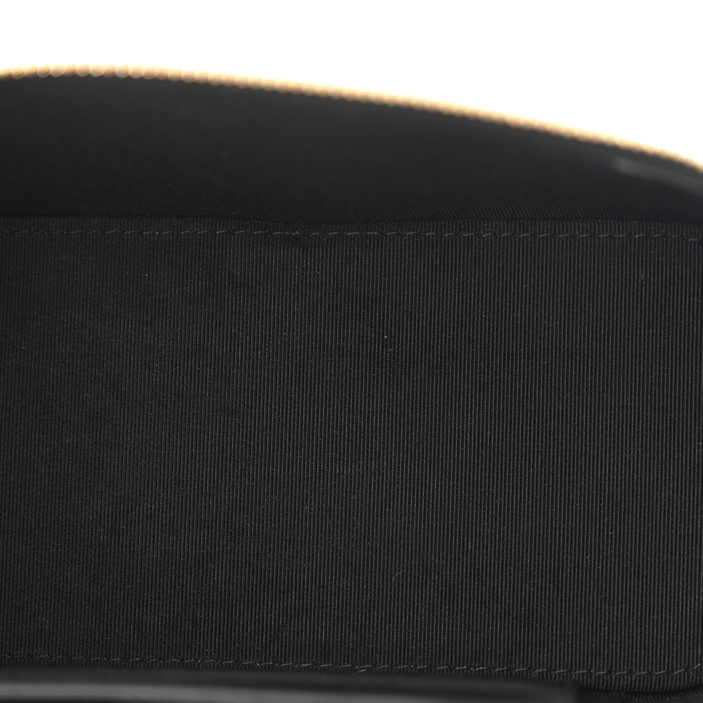 Lambskin Camellia Embossed Small Vanity Case With Chain Black