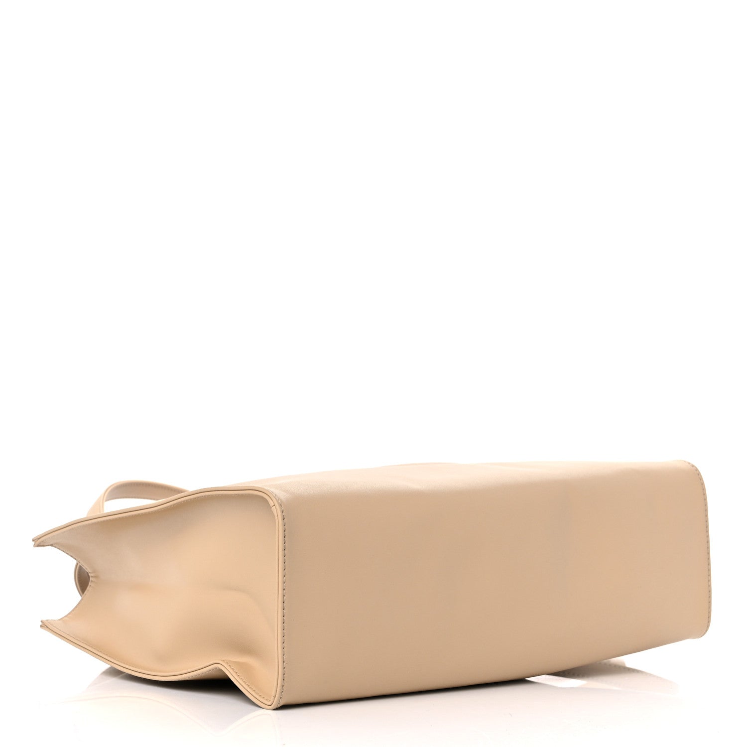 Telfar Vegan Leather Medium Shopping Bag Cream 4 of 8