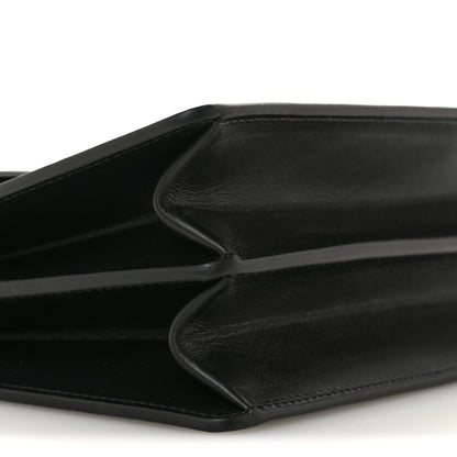 Salvatore Ferragamo Calfskin Thalia Flap Shoulder Bag Black 9 of 11