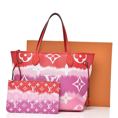 Louis Vuitton Monogram Escale Neverfull MM Rouge 13 of 13