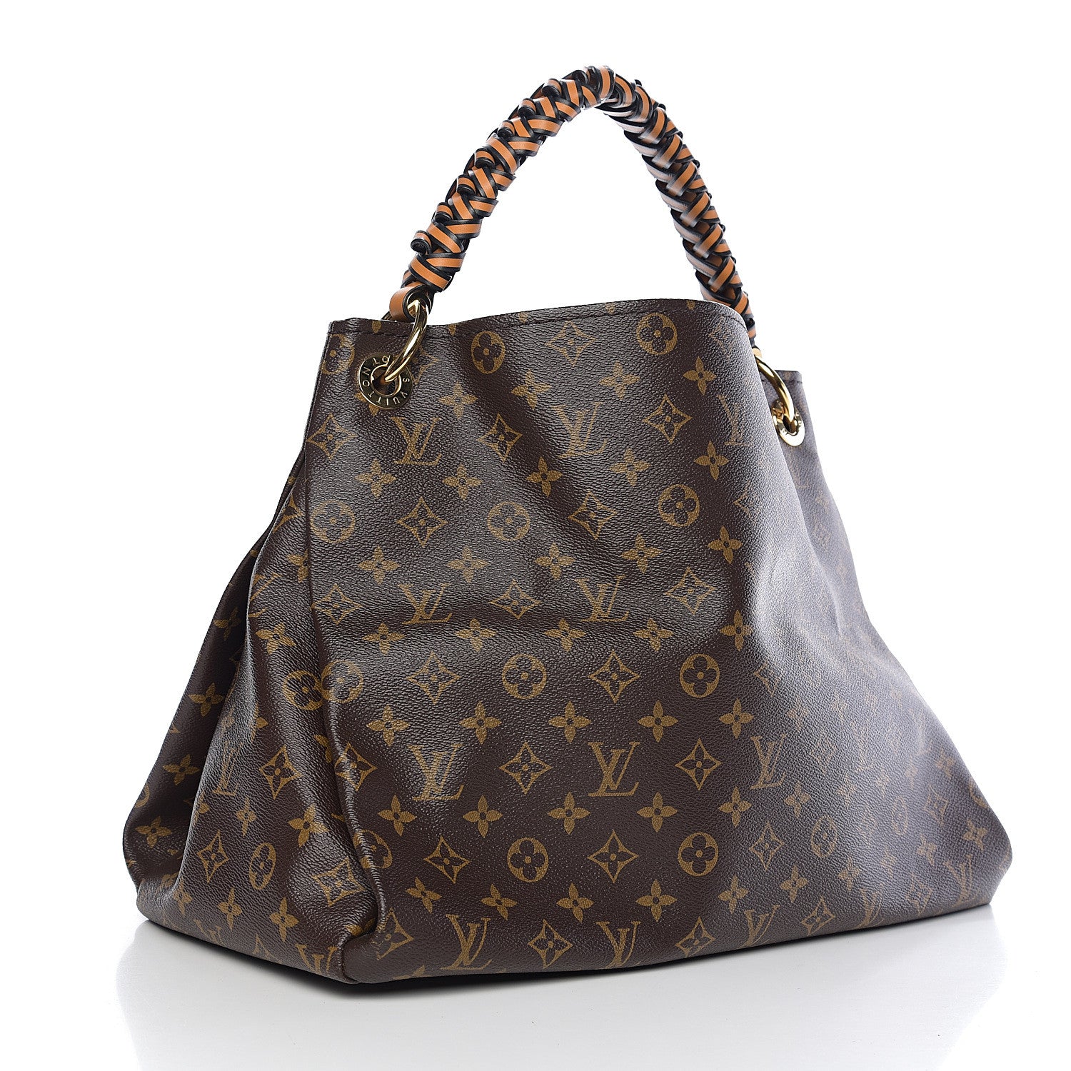 Louis Vuitton Monogram Braided Artsy MM Saphir Imperial Yellow 2 of 9