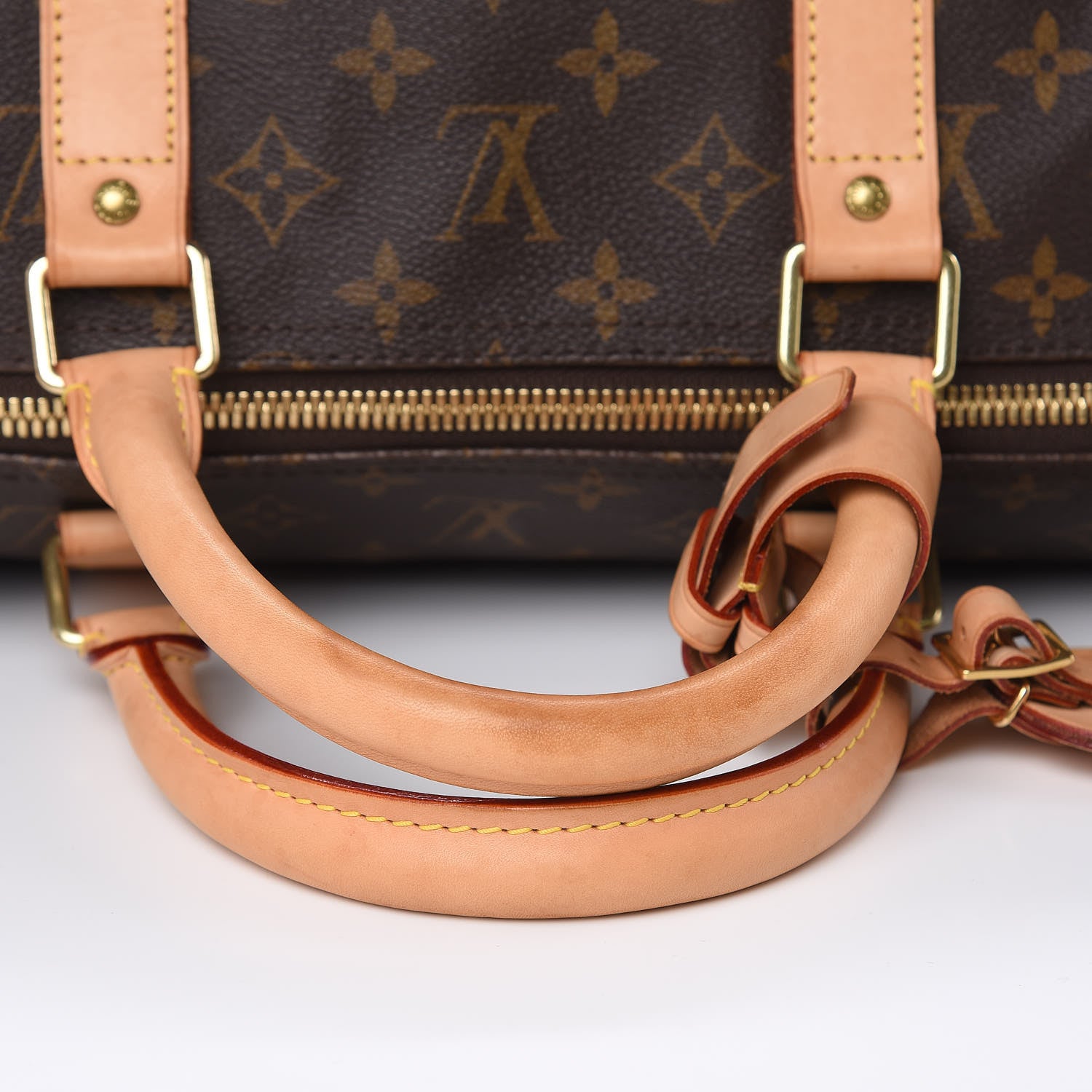 Louis Vuitton Monogram Keepall Bandouliere 55 10 of 18