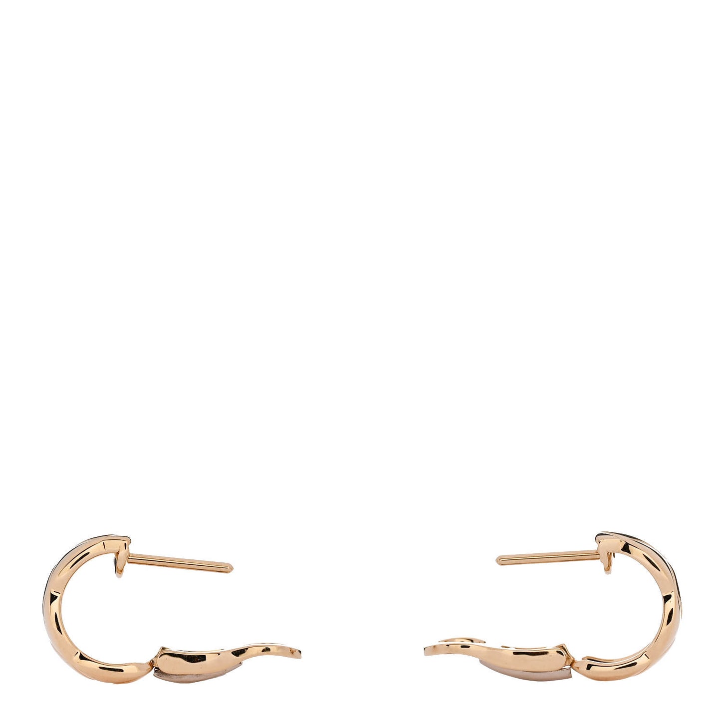 18K Yellow Gold Coco Crush Hoop Earrings