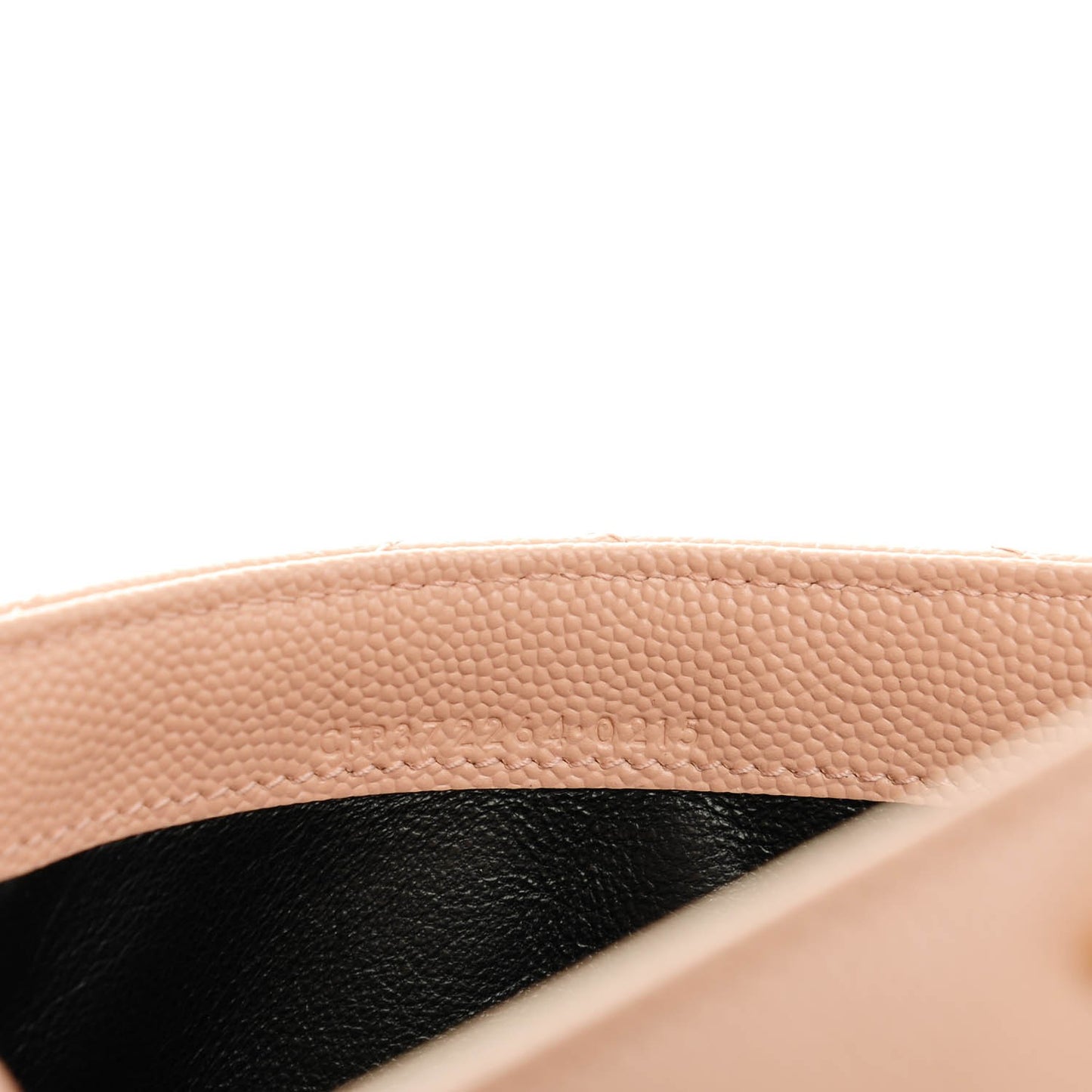 Grain De Poudre Matelasse Chevron Monogram Wallet Pale Blush
