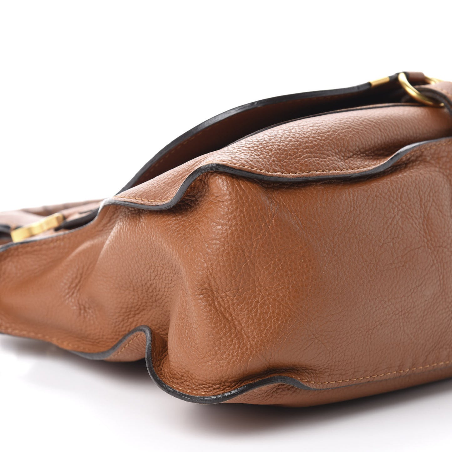 Calfskin Medium Marcie Satchel Tan