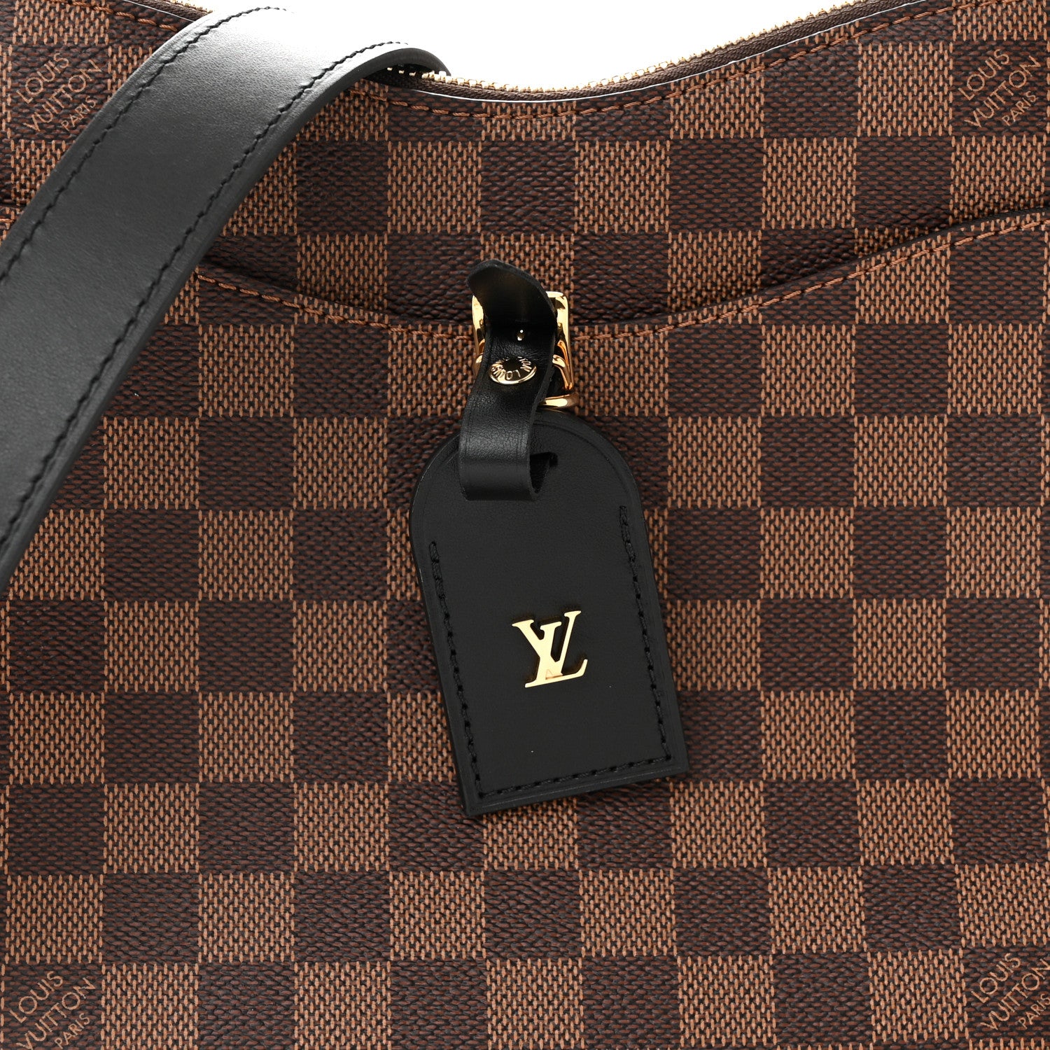 Louis Vuitton Damier Ebene Odeon PM Black 7 of 9